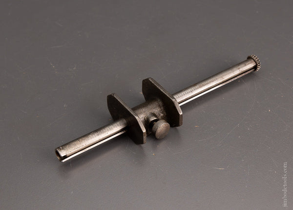 Rare NICHOLLS PATENT Double Toothed Pizza Wheel Marking Gauge - 105439