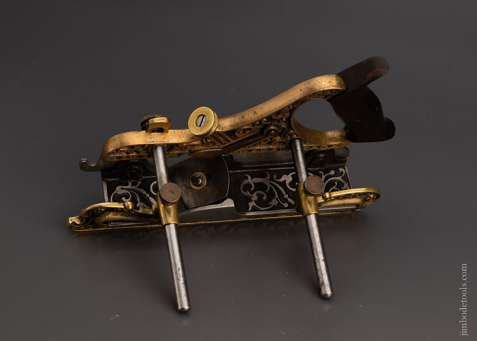 Phenomenal STANLEY MILLERS PATENT No. 42 Gunmetal Plow Plane - 105476
