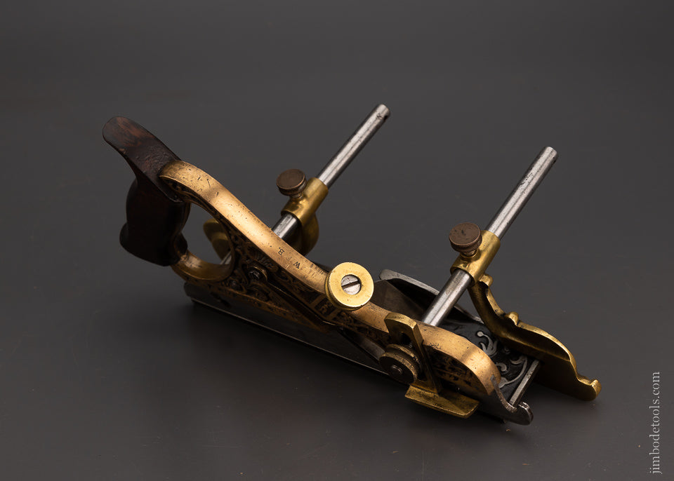 Phenomenal STANLEY MILLERS PATENT No. 42 Gunmetal Plow Plane - 105476