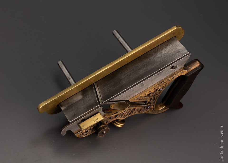 Phenomenal STANLEY MILLERS PATENT No. 42 Gunmetal Plow Plane - 105476