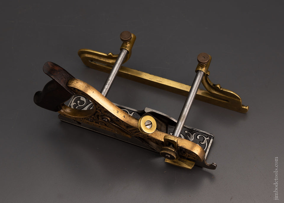 Phenomenal STANLEY MILLERS PATENT No. 42 Gunmetal Plow Plane - 105476