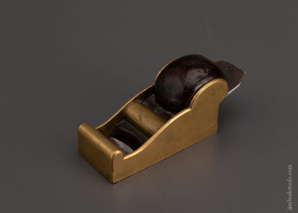 Pretty Gunmetal Chariot Plane with Rosewood Infill - 105492