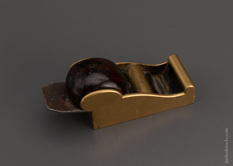 Pretty Gunmetal Chariot Plane with Rosewood Infill - 105492