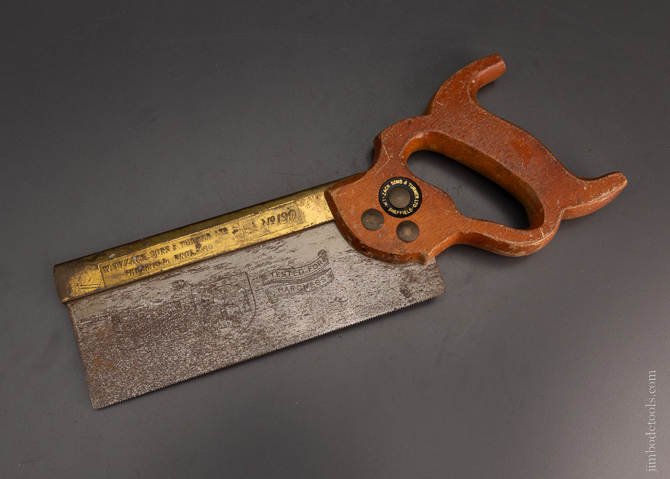 TYZACK No. 120 Brass Back Saw 8 Inch - 105548