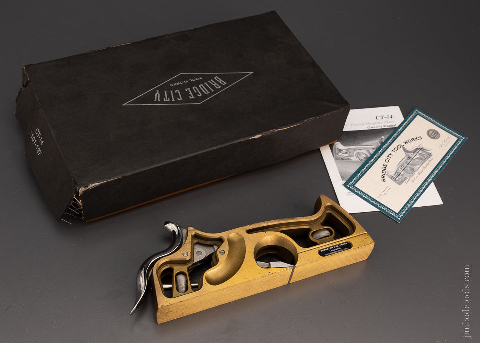 BRIDGE CITY TOOL WORKS No. CT-114 Foxtail Shoulder Plane - 105563