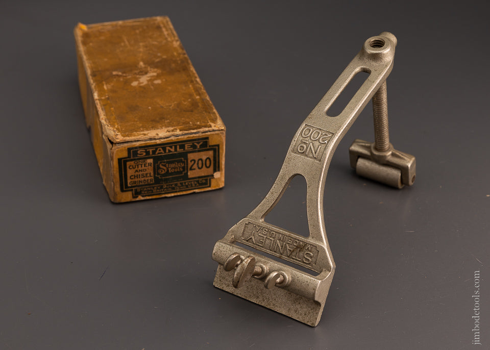 STANLEY No. 200 Cutter & Chisel Grinder Mint in Original Box - 105564