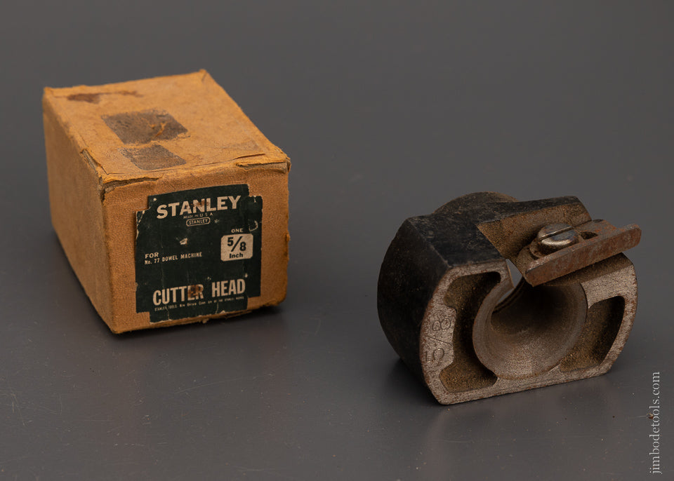 5/8 Inch STANLEY Cutter Head for Dowelling Machine Mint in Box - 105569