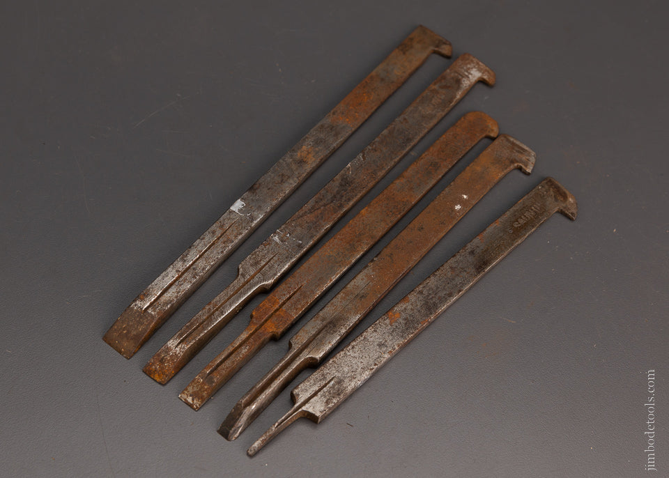 IBBOTSON No. 1, 4, 5, 6, 8 Plow Plane Irons - 105573