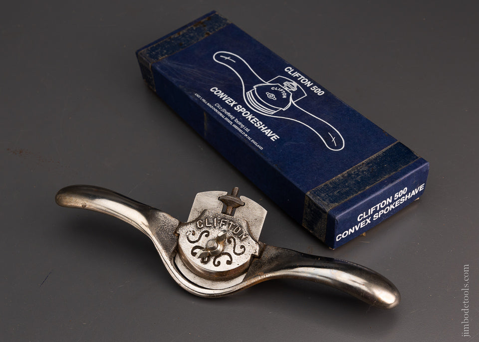 CLIFTON 500 Convex Spokeshave Near Mint in Box - 105582