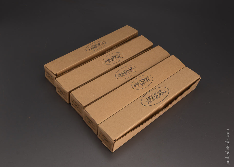 LIE NIELSEN Bevel Edge Chisels Mint in Boxes - 105602
