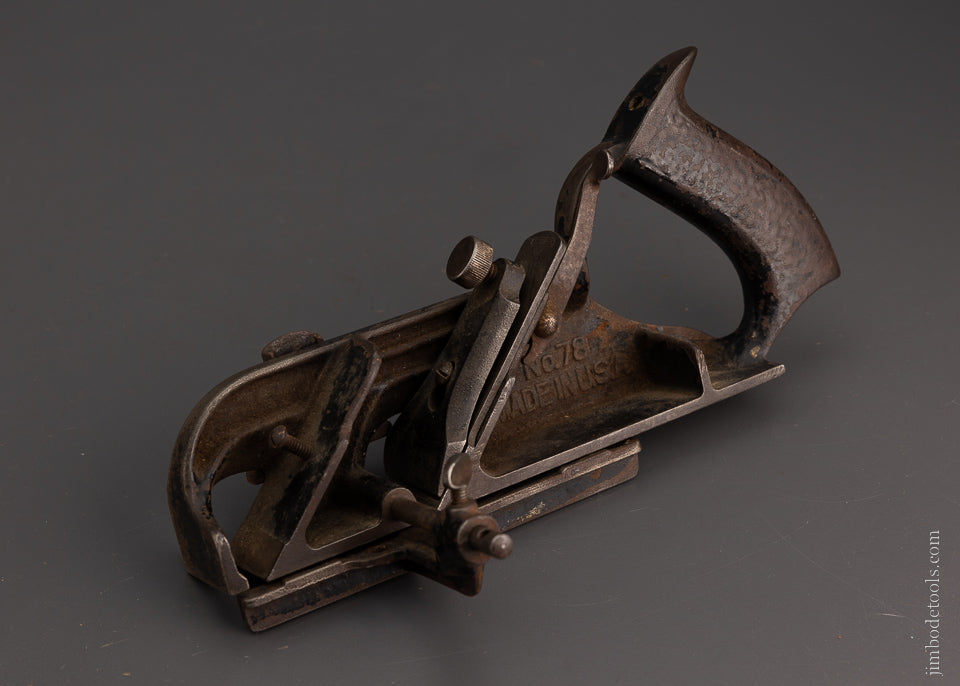 STANLEY No. 78 Duplex, Rabbet, and Filletster Plane Sweetheart - 105613