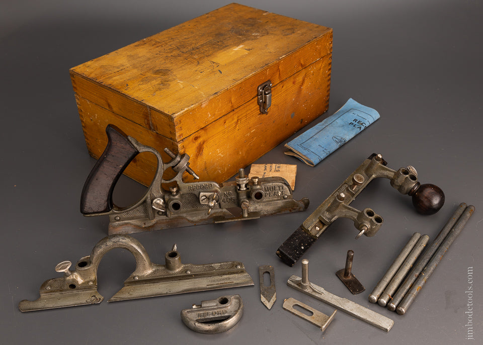 100% Complete RECORD No. 405 Combination Plow Plane in Box - 105661