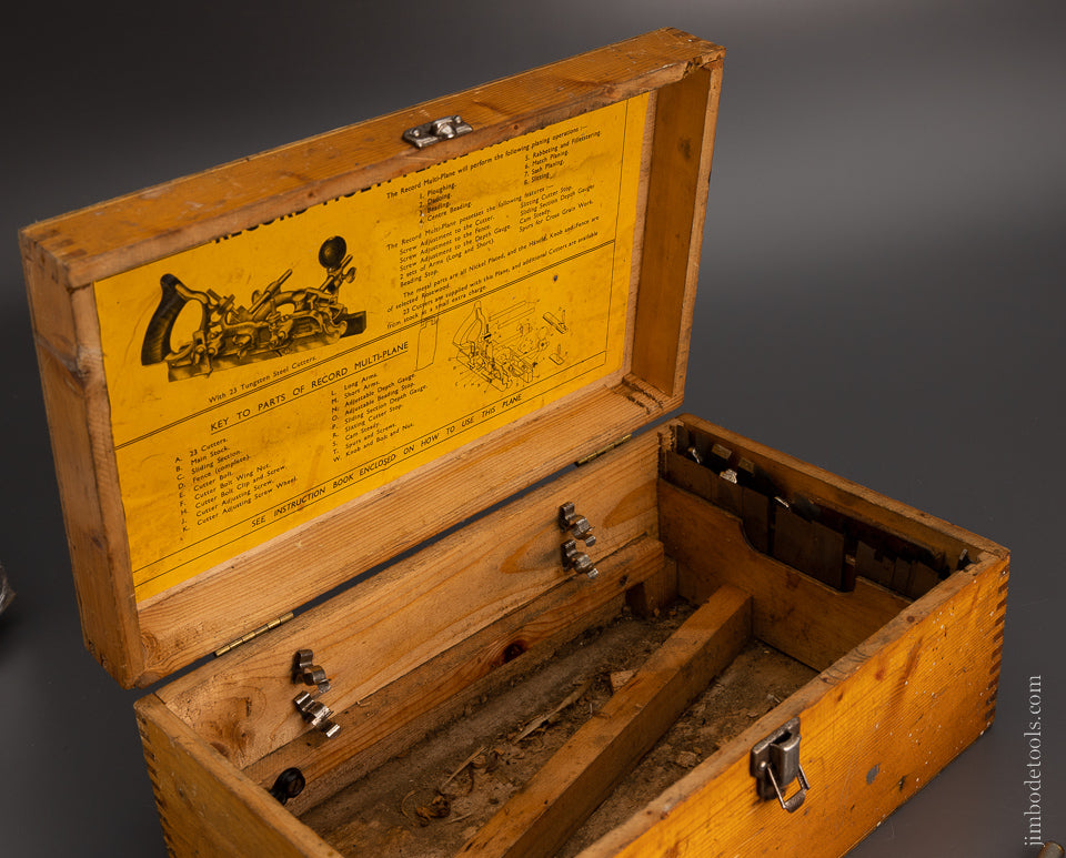100% Complete RECORD No. 405 Combination Plow Plane in Box - 105661