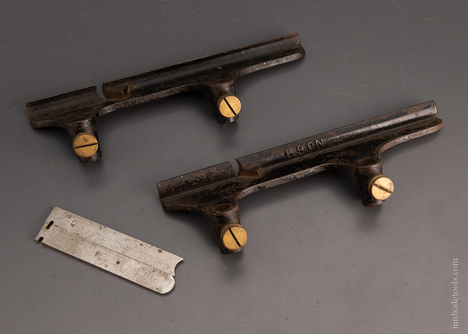 STANLEY No. 6H Hollow & Round Attachment Bottoms for No. 45 Combination Plane with Irons - 105667