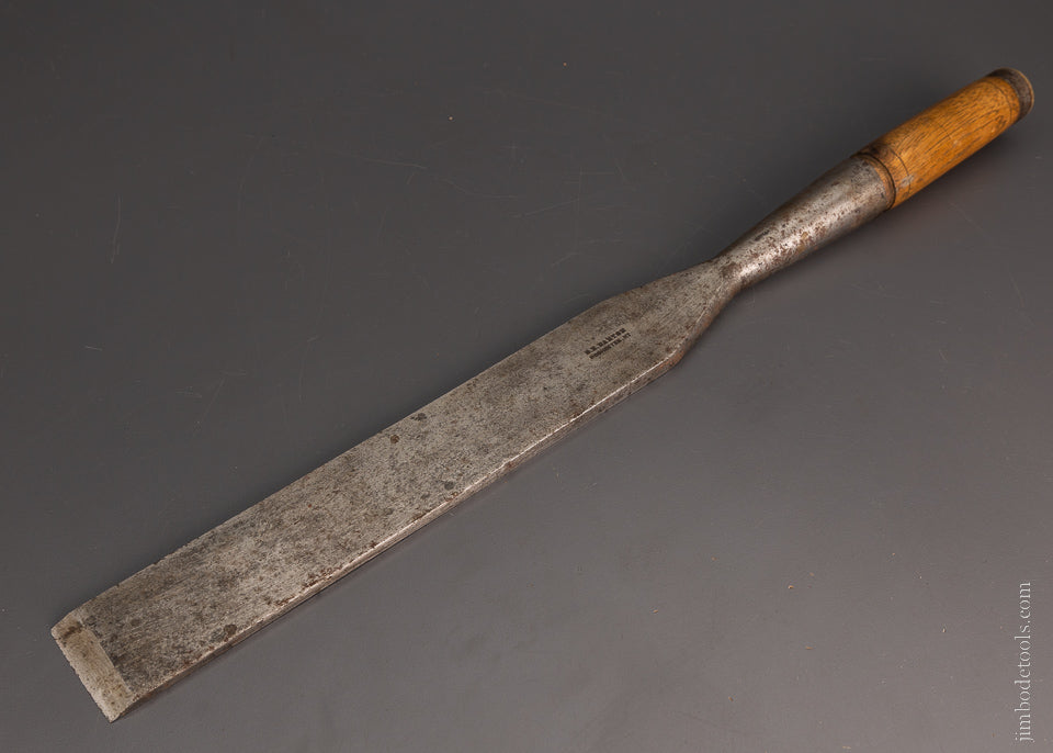 Fine 2 x 22 1/2 Inch Millwright’s Heavy Framing Chisel D.R. BARTON - 105687