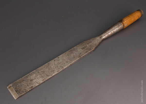 Fine 2 x 22 1/2 Inch Millwright’s Heavy Framing Chisel D.R. BARTON - 105687