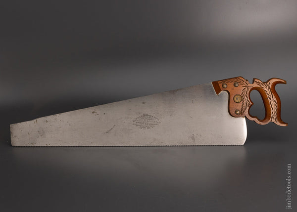 New Old Stock DISSTON No. 12 London Spring Hand Saw - 105679