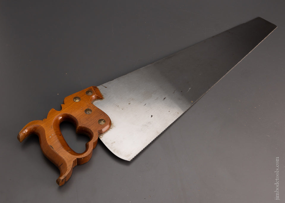 New Old Stock DISSTON No. 12 London Spring Hand Saw - 105679
