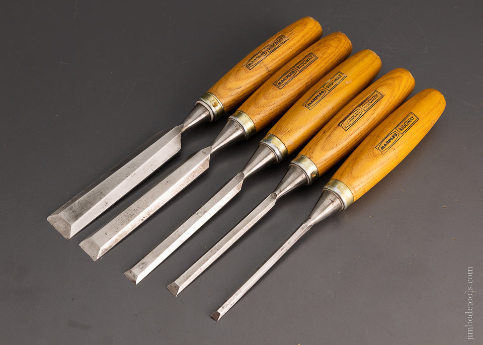 Fine Set of MARPLES Bevel Edge Chisels - 105685