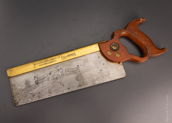 Near New TYZACK Brass Back Tenon Saw - 105695