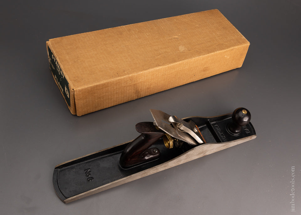 STANLEY No. 6 Fore Plane Type 16 ca. 1935-41 MINT in Original Box - 105699