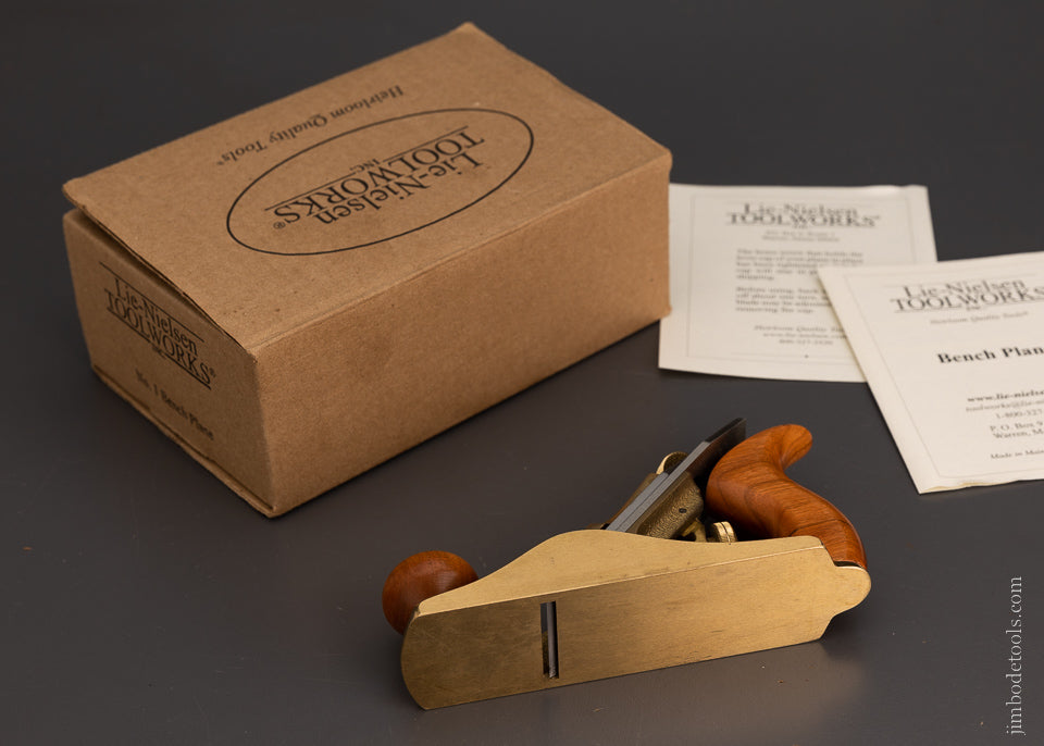 LIE-NIELSEN No. 1 L-N 1 Bench Plane Mint sub nin Original Box - 105696