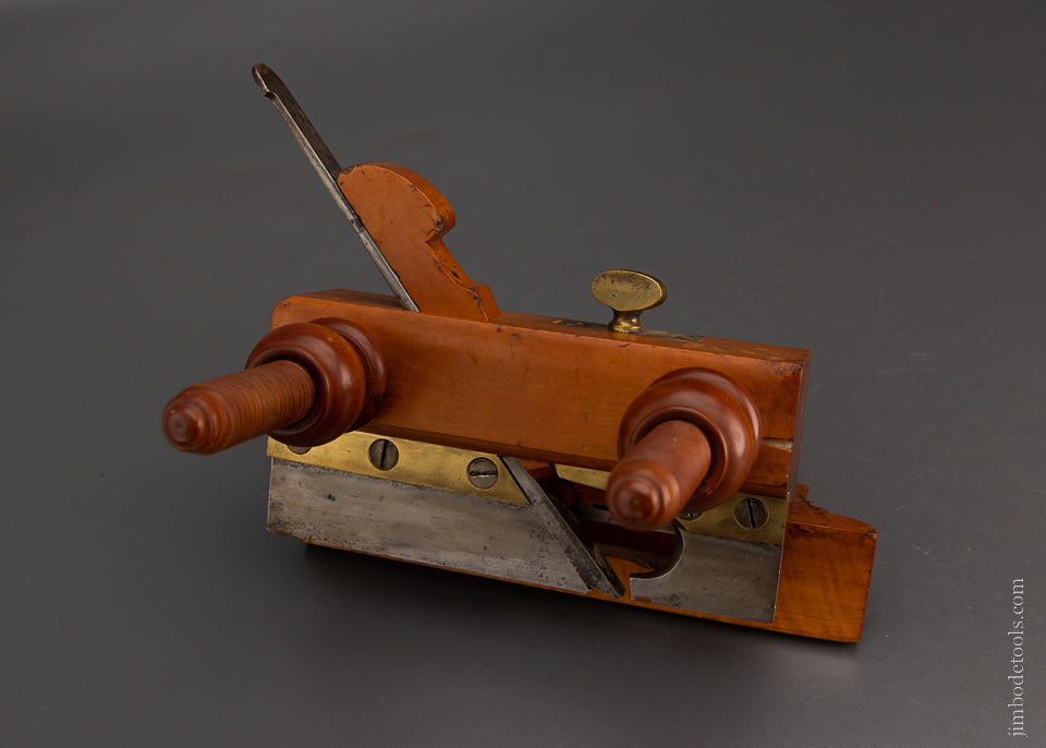 Premium Solid Boxwood Screw Arm Plow Plane - 105723