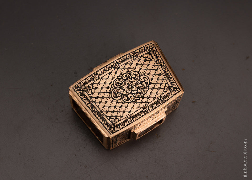 STUDLEY Chest Style Gunmetal Mallet Head Lavishly Engraved in The Ukraine by MIKHAIL DAVYDOV - 105751