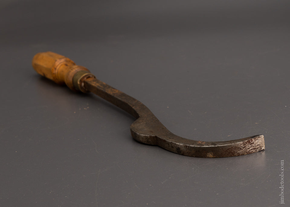 1/2 x 16 Inch Swan Neck Mortise Chisel with Boxwood Handle - 105781