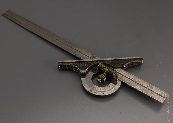MOORE & WRIGHT 18 inch Scale with Protractor - 105782