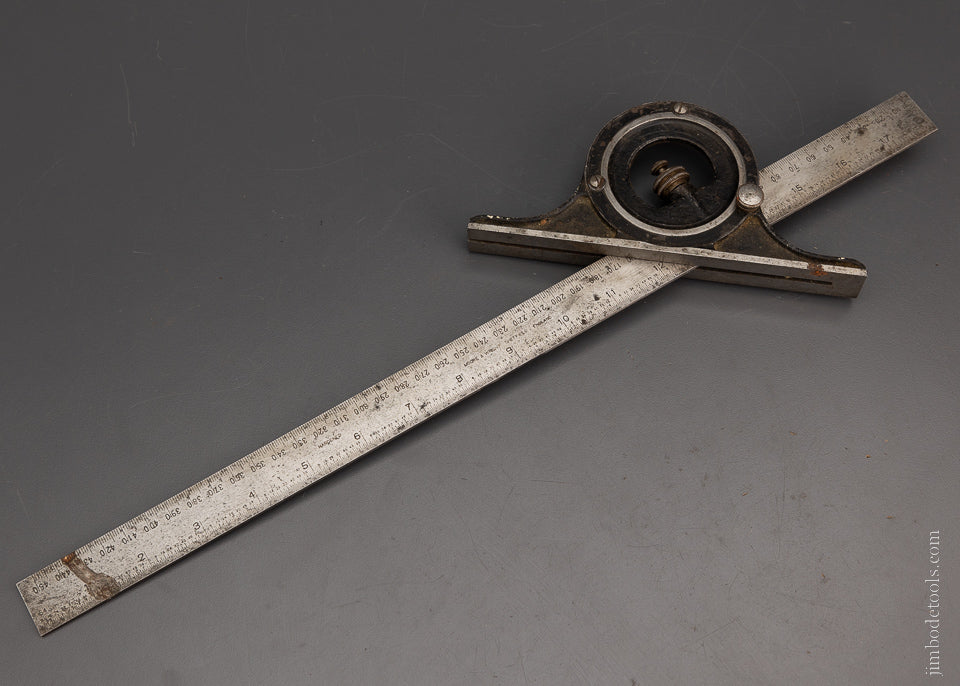 18 Inches Scale MOORE & WRIGHT 18 inch Scale with Protractor - 105782 – Jim Bode Tools