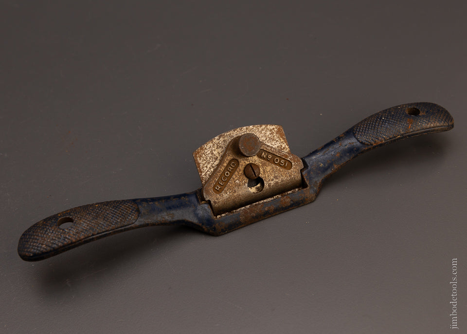 RECORD No. 051 Flat Bottom Spoke Shave - 105792