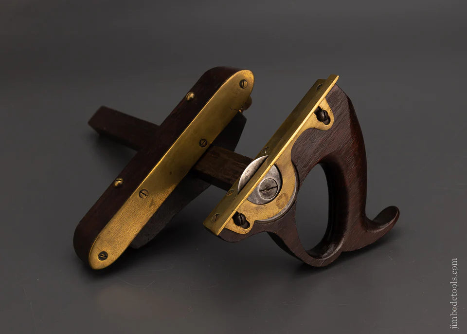 Very Rare & Fine THOMAS RICE PATENT Rosewood Slitting Gauge - 105794