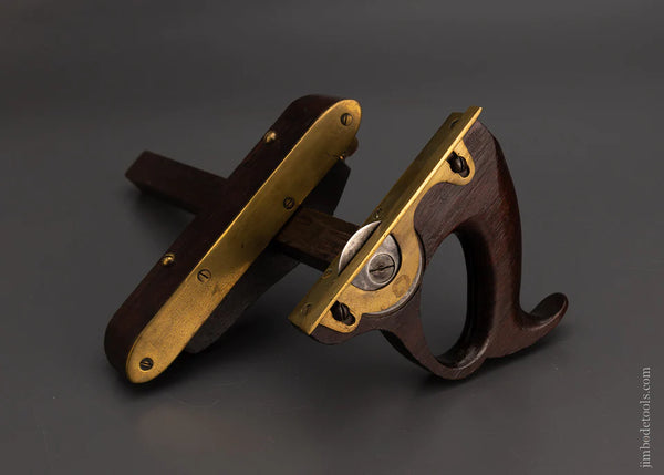 Very Rare & Fine THOMAS RICE PATENT Rosewood Slitting Gauge - 105794