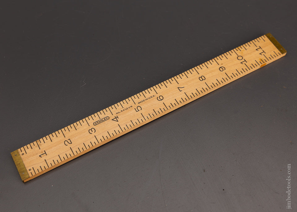 STANLEY No. 34 1/4 VR 12 Inch Rule Mint - 105824
