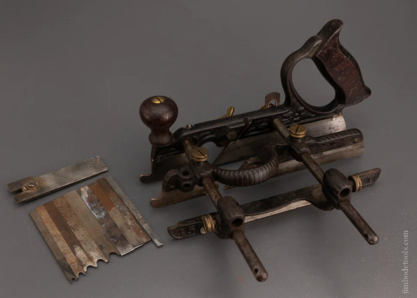 STANLEY No. 45 Combination Plane with 10 Cutters & 2 Stops - 105833