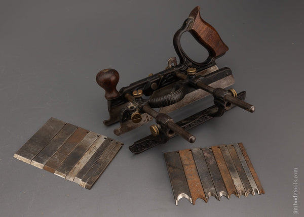 Good User STANLEY No. 45 Combination Plane with 17 Cutters & 2 Stops - 105835