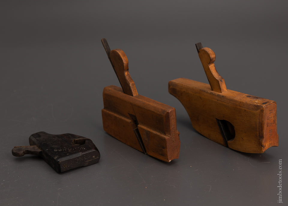 3 Mini Hollow & Round Planes in Boxwood & Rosewood - 105868