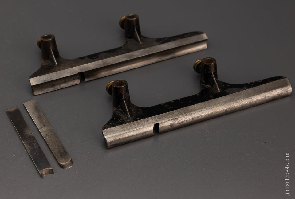 STANLEY No. 6 Hollow & Round Bottoms for No. 45 Plane with Irons in Original Box - 105870