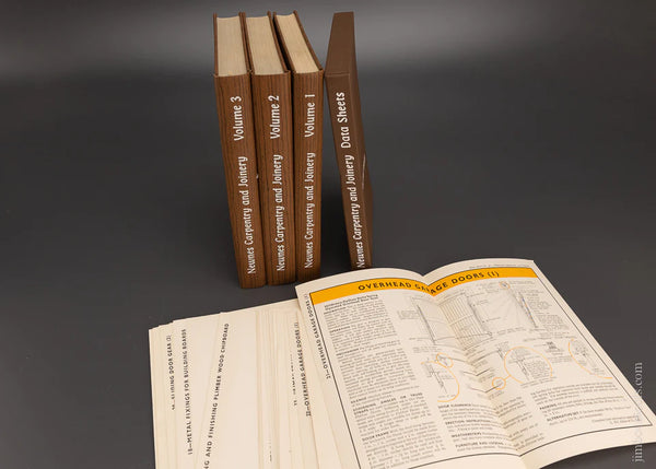 Set of 3 BOOKS: Newnes Carpentry & Joinery by George Newnes - 105899