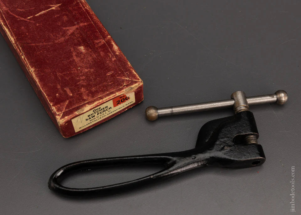 MILLERS FALLS No. 200 Butcher Saw Punch Mint in Box - 105902