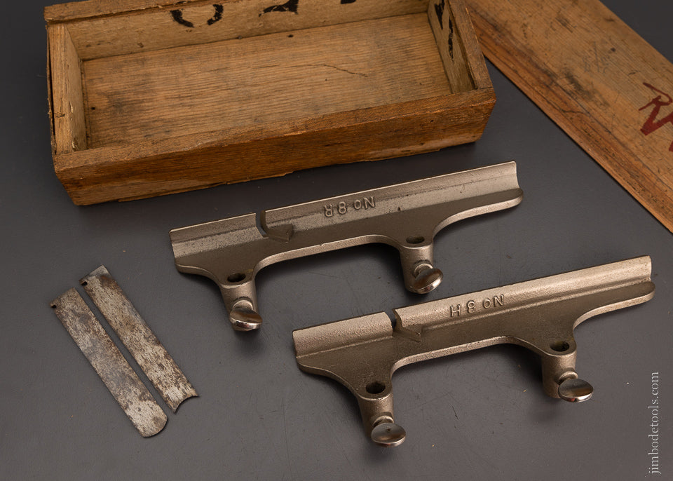 Rare Complete Set of Hollow & Round Bottoms for STANLEY No. 45 Plow Plane with Custom Boxes - 105993