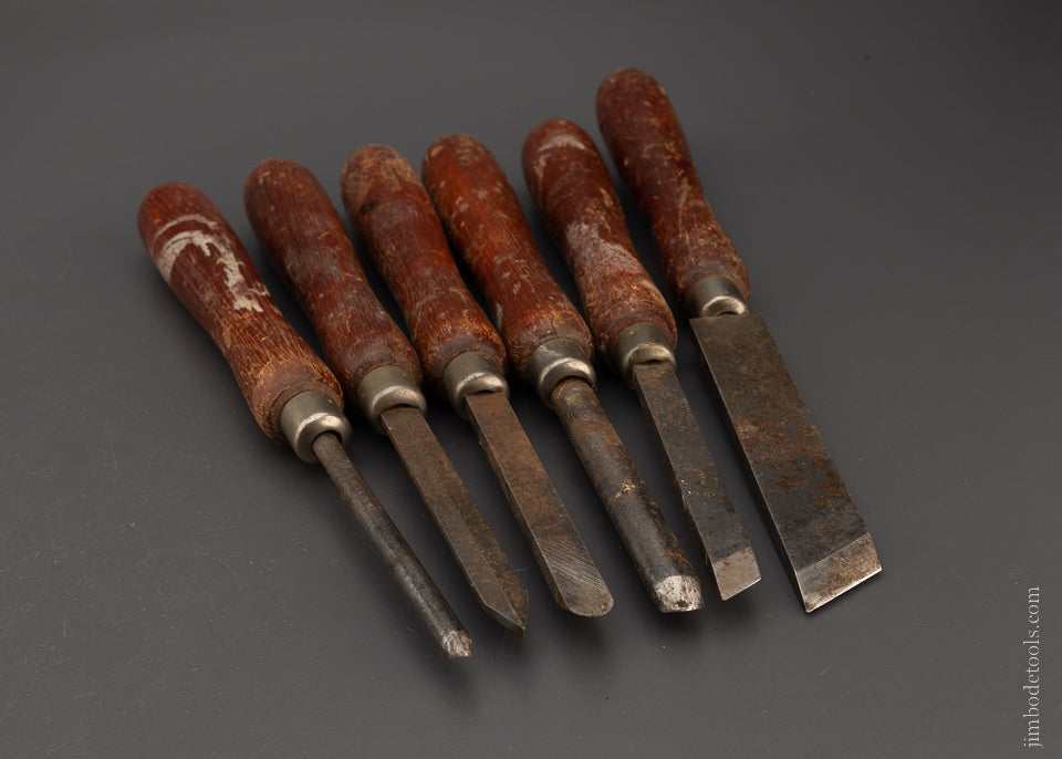 Set of 6 Good CRAFTSMAN Lathe Turning Chisels - 106013