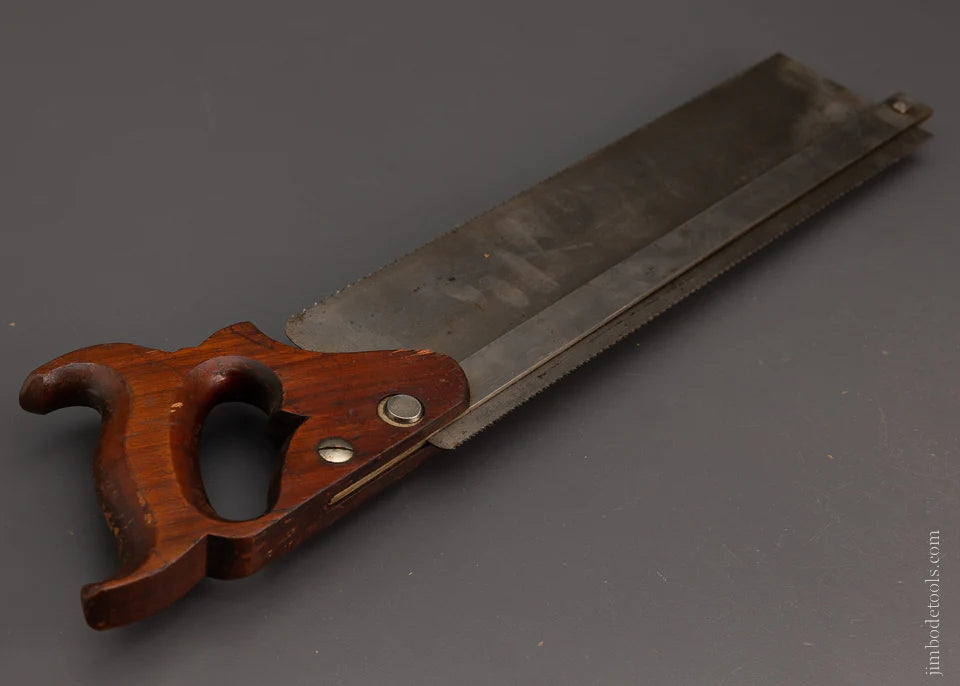 Mint & Unused H. DISSTON No. 14 WUEST PATENT Dovetail Saw - 106053