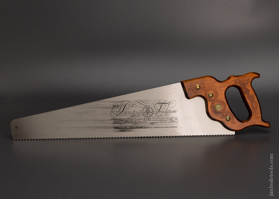 Near Mint SANDVIK No. 277 Hand Saw - 106117