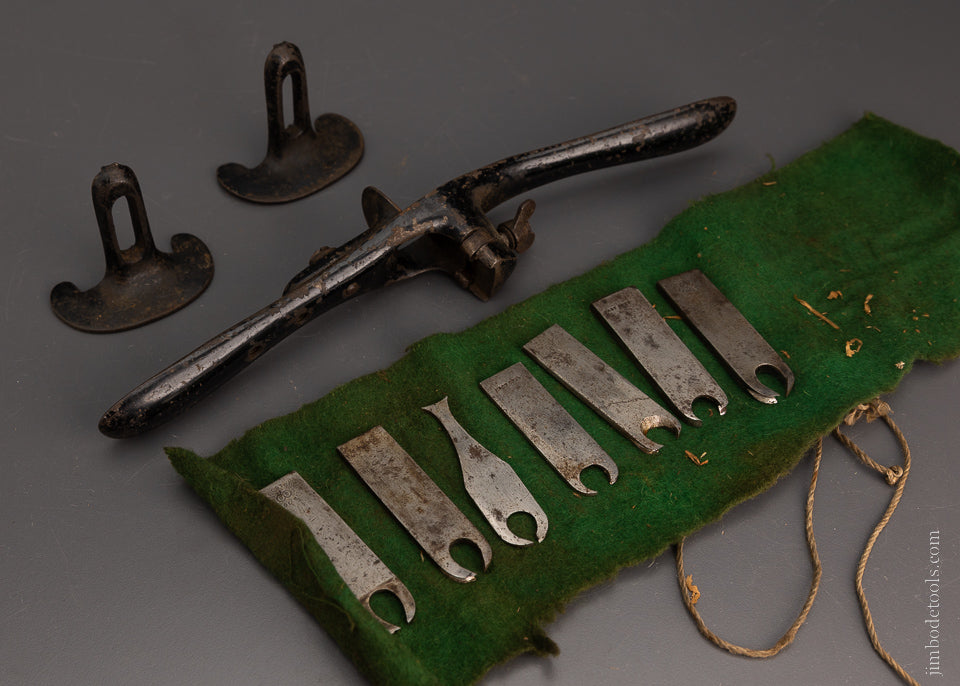 PRESTON’S IMPROVED No. 1388 Circular Grooving Router with All 3 Fences & 7 Cutters - 106126