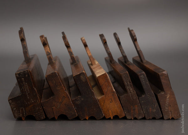 Good User See of 7 Side Bead Moulding Planes Mixed Makers - 106128