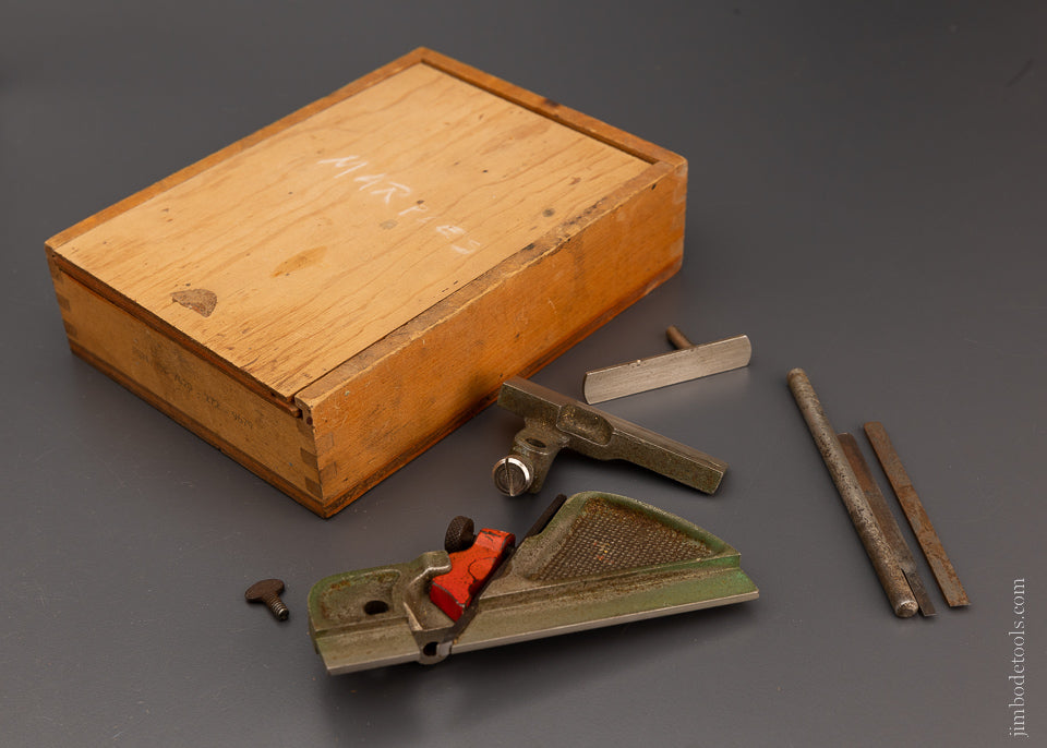 MARPLES Plow Plane in Custom Box with 3 Cutters - 106155 – Jim Bode Tools