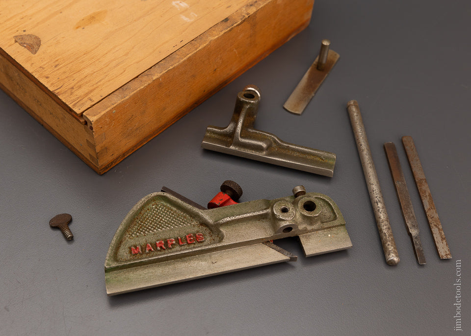 MARPLES Plow Plane in Custom Box with 3 Cutters - 106155