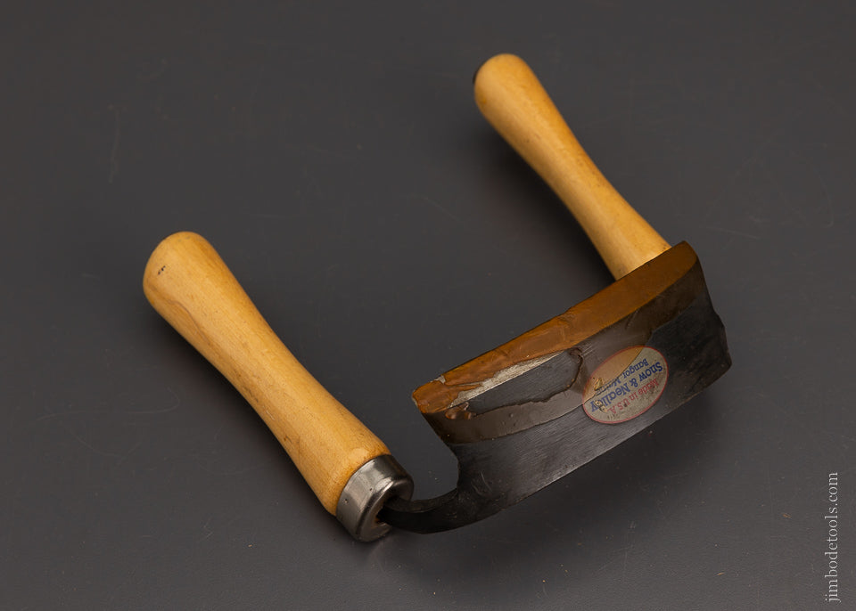 5 Inch Chair Maker’s Scorp Inshave Mine New Old Stock with Label SNOW & NEALLEY - 106158